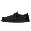Wally Washed Canvas - Black/Black